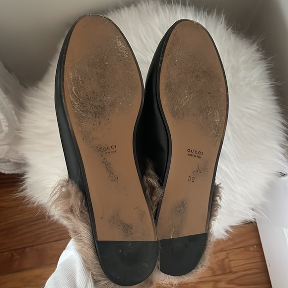 Gucci Princetown Genuine Shearling Mule - Picture 3 of 12